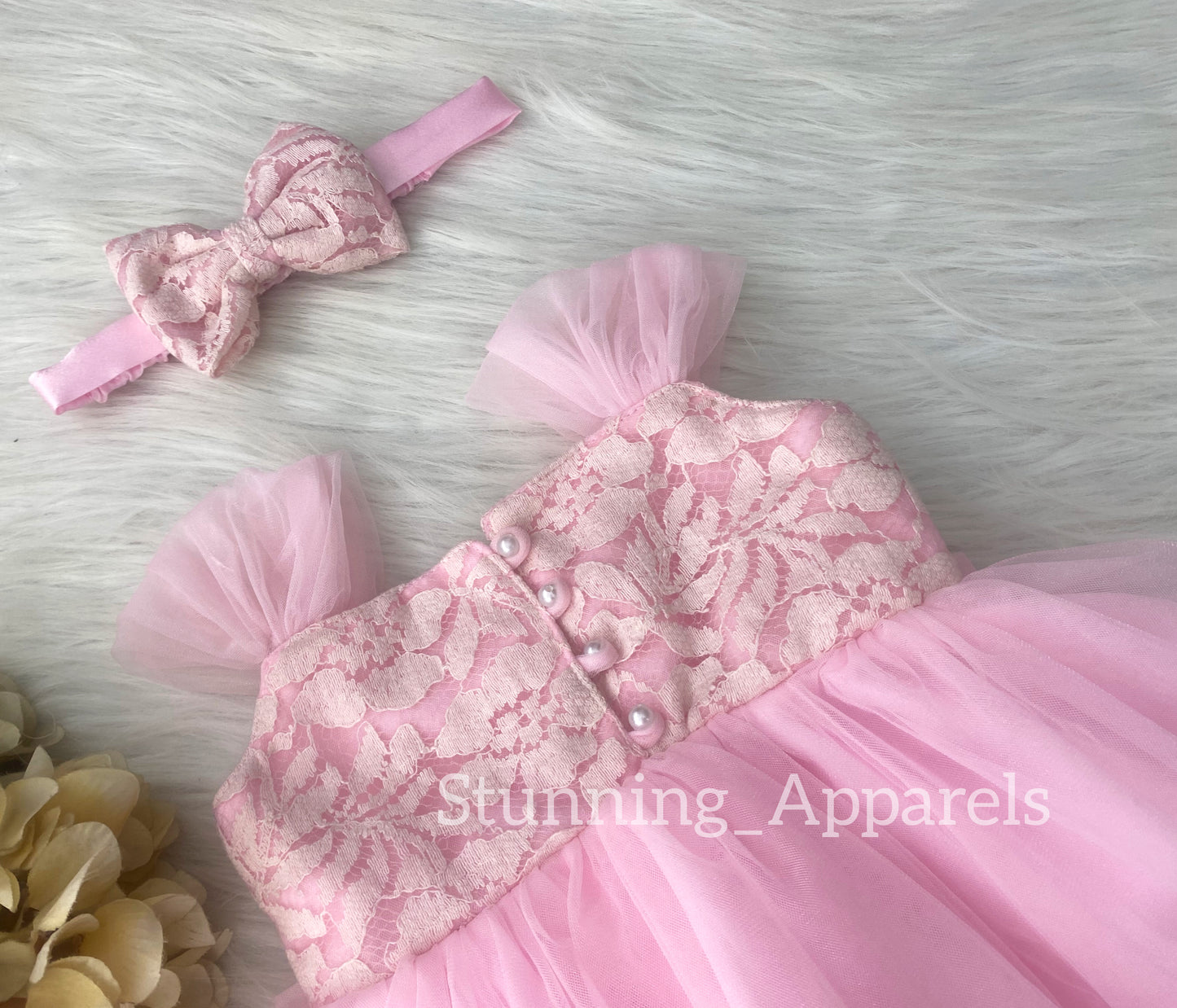 Cassy Looking Baby Pink Casual Dress