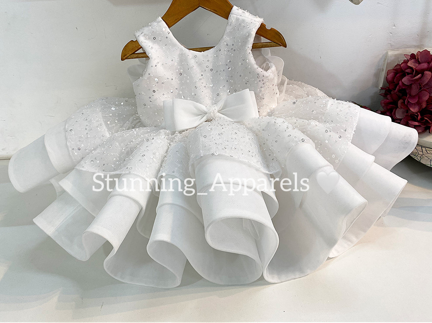 Premium pretty party wear white dress