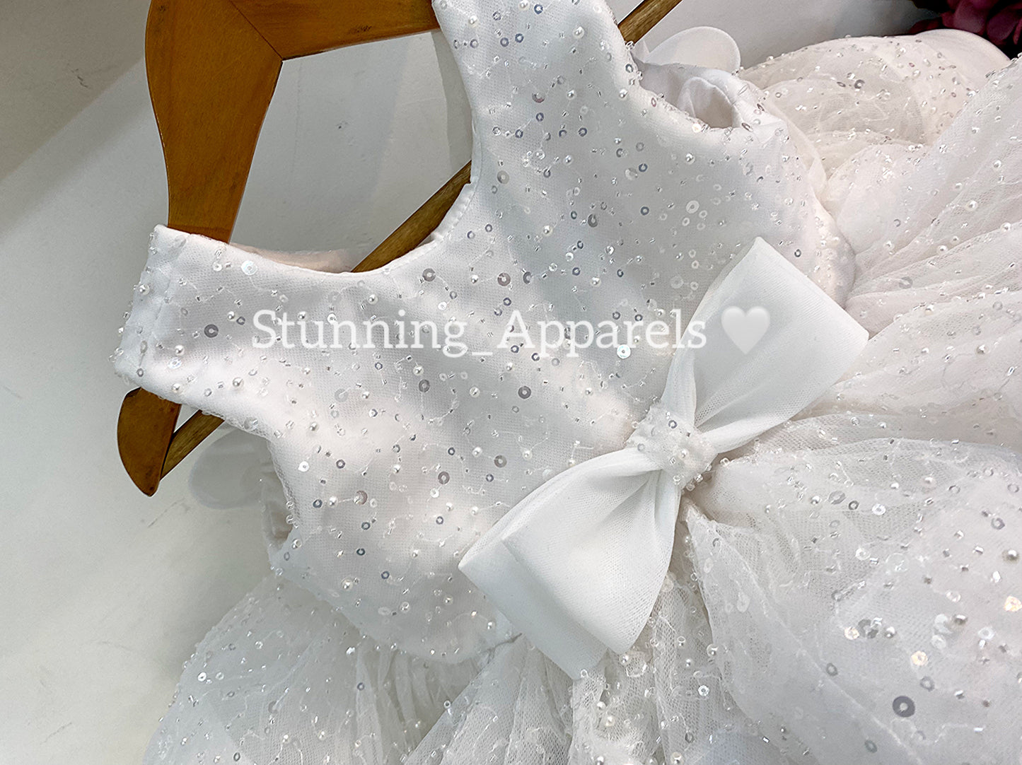 Premium pretty party wear white dress