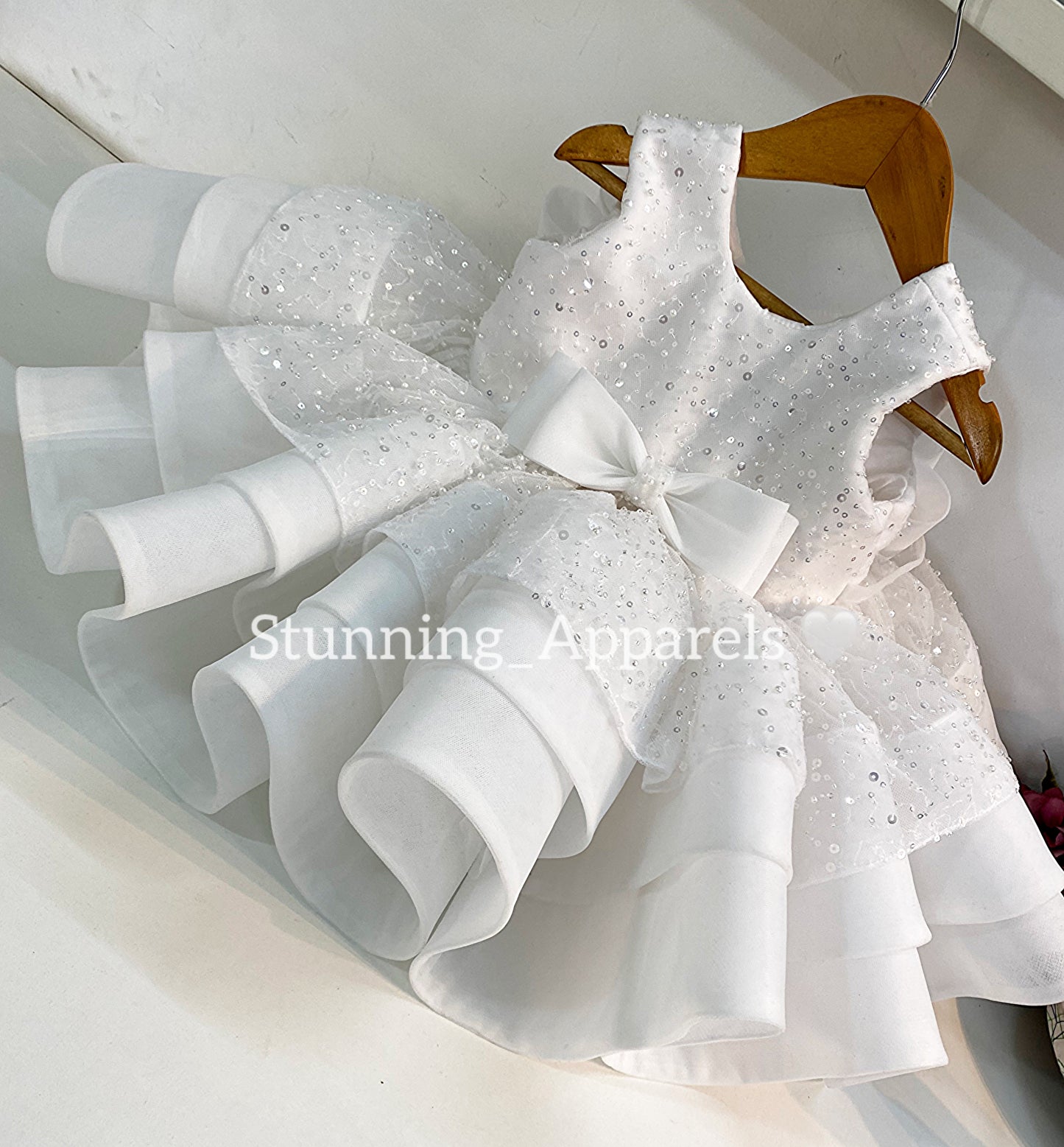 Premium pretty party wear white dress
