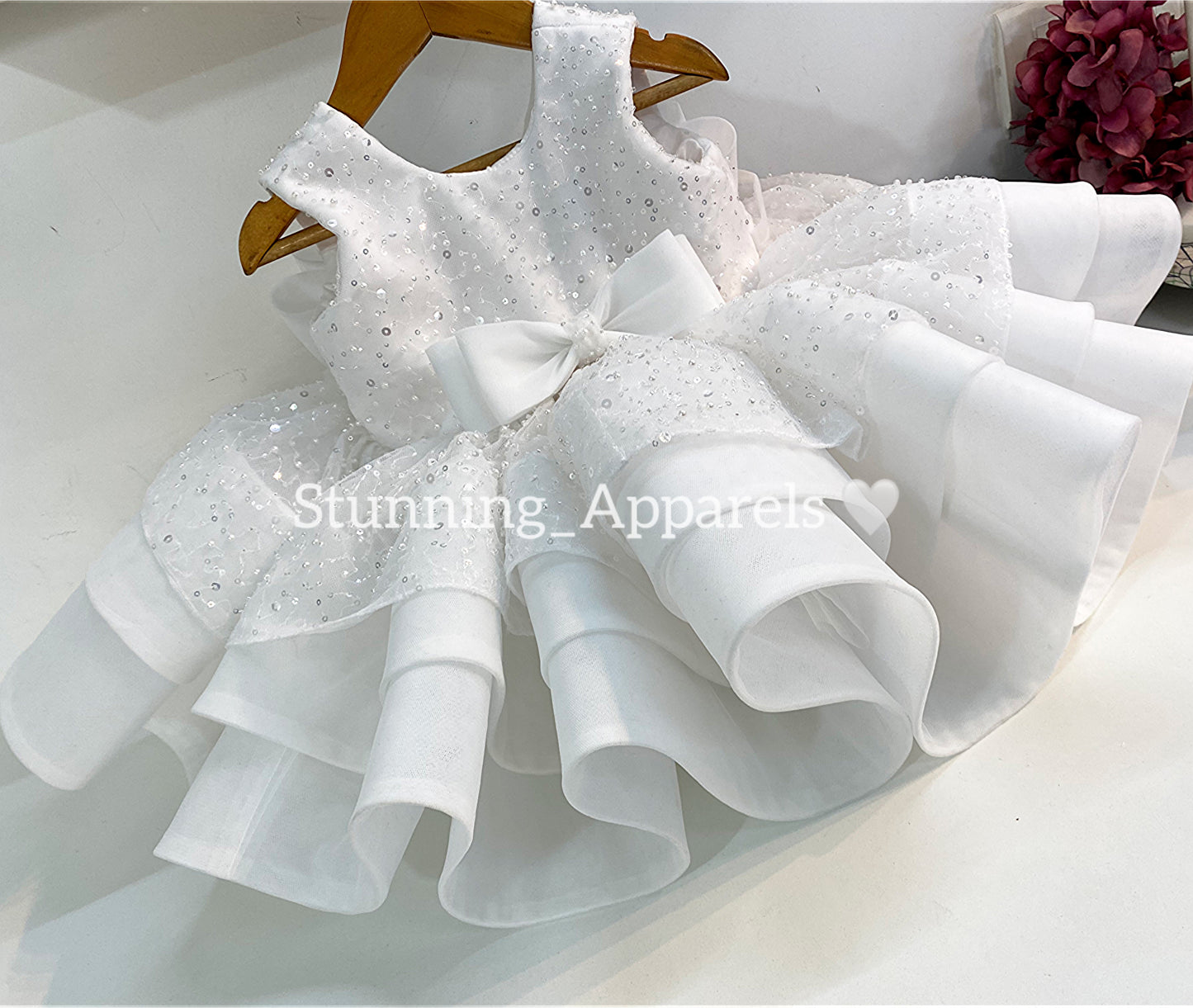 Premium pretty party wear white dress