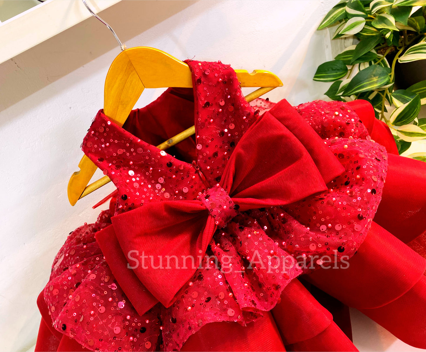 Premium pretty party wear red dress