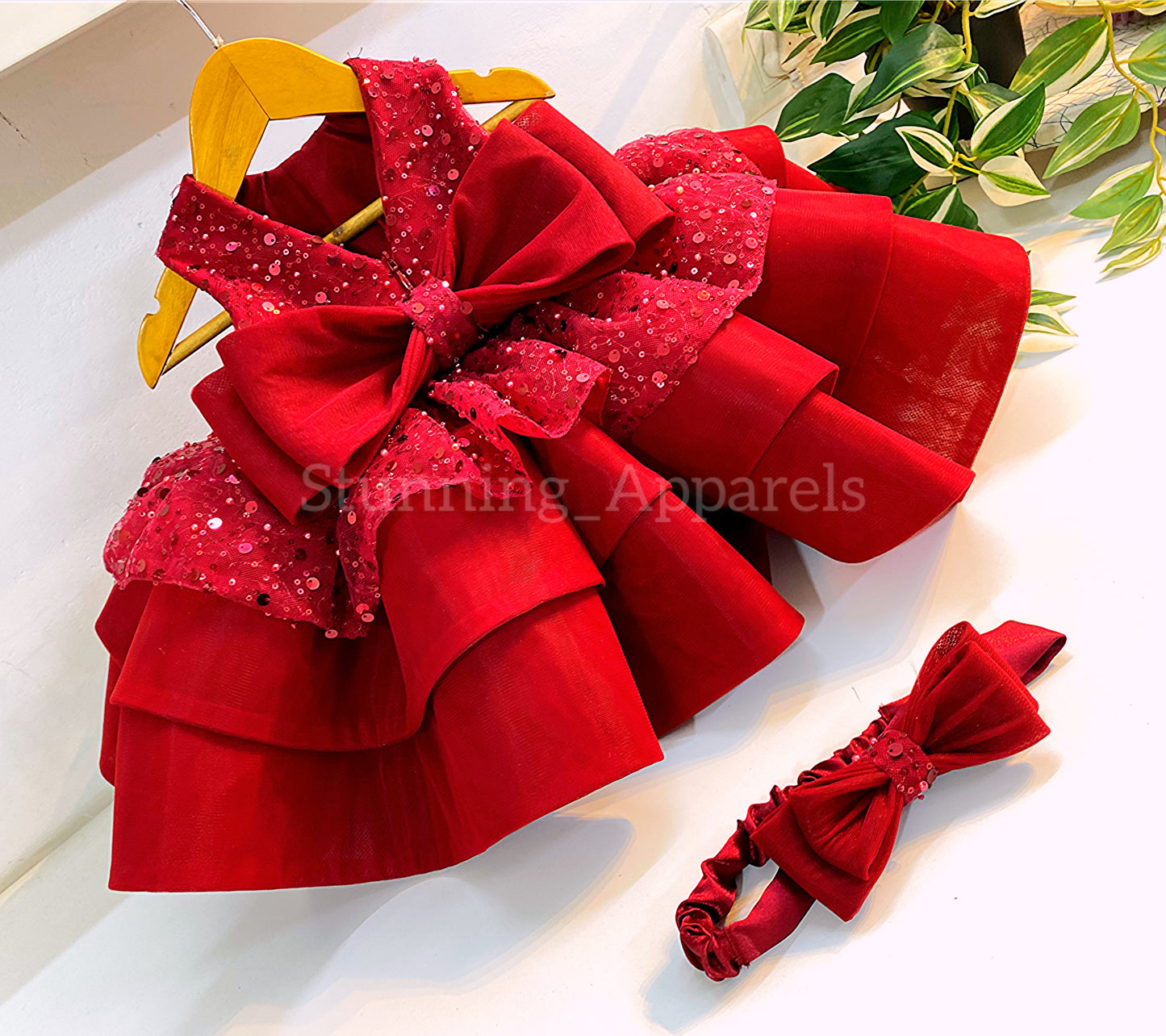 Premium pretty party wear red dress