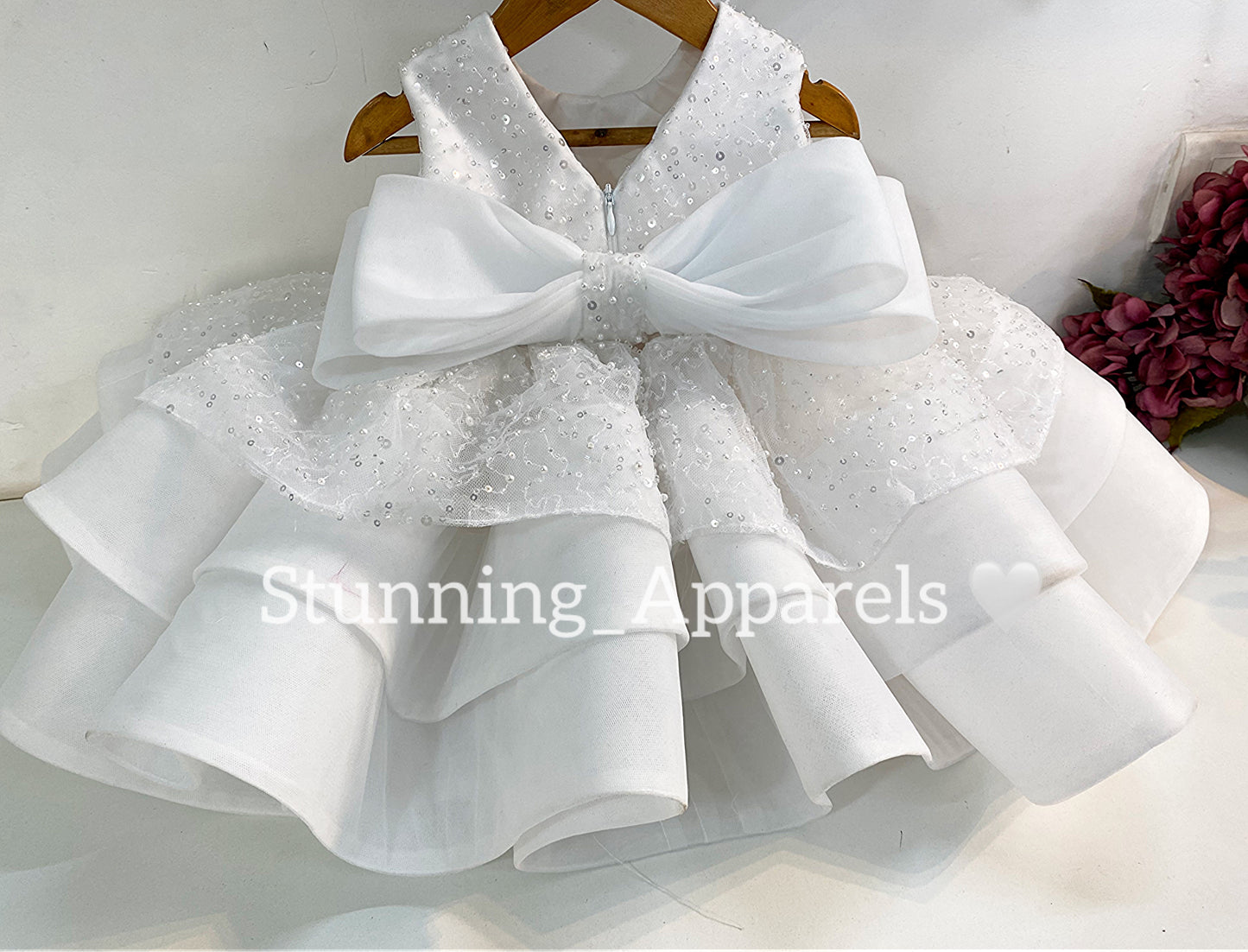 Premium pretty party wear white dress