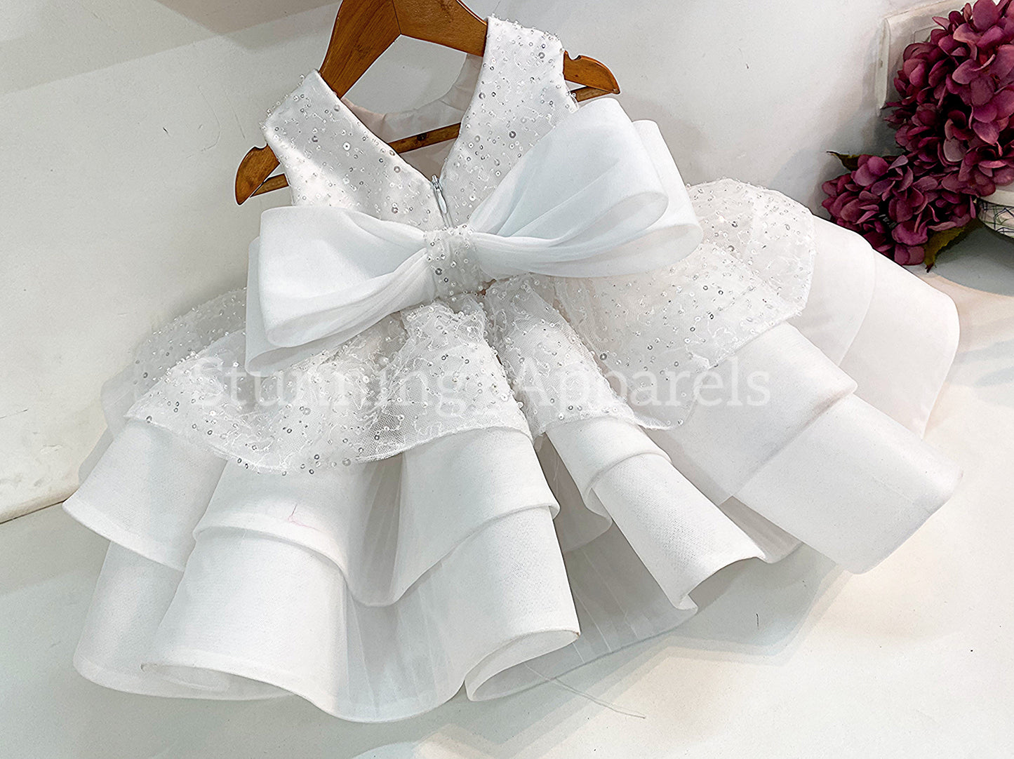 Premium pretty party wear white dress